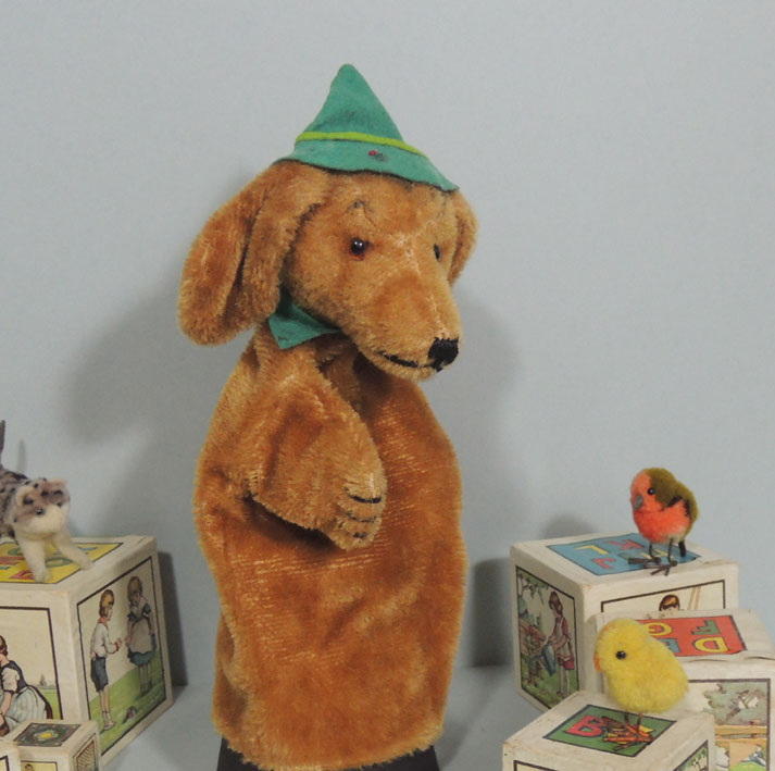 Dachshund puppet 1950’s Old Puppets n Bears