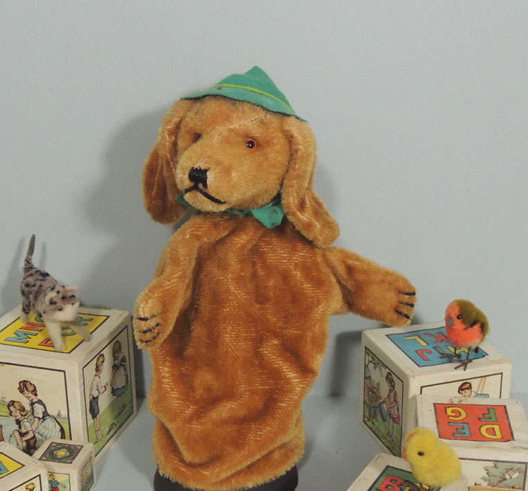 Dachshund puppet 1950’s Old Puppets n Bears